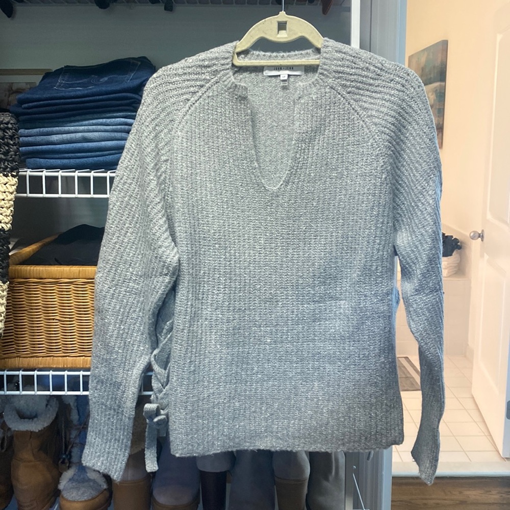 John & Jenn Braided Side Sweater